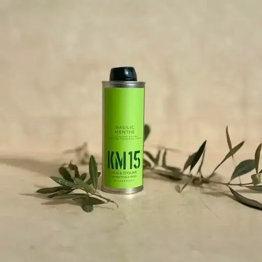 Les Experiences - Huile aromatisée Basilic & Menthe - 250ML